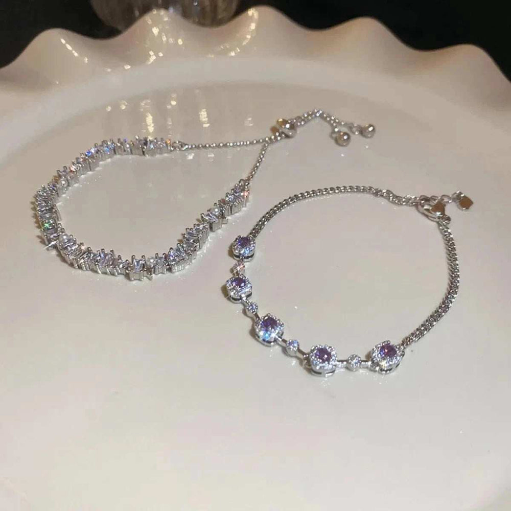 Copper Zircon Bracelet - Trendsi - Flyclothing LLC
