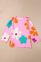 Printed Round Neck Top - Trendsi - Flyclothing LLC