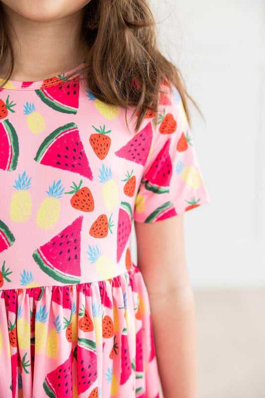Watermelon Wonder S/S Pocket Twirl Dress - Mila & Rose ® - Flyclothing LLC