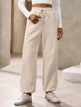 Drawstring Joggers with Pockets - Trendsi - Flyclothing LLC