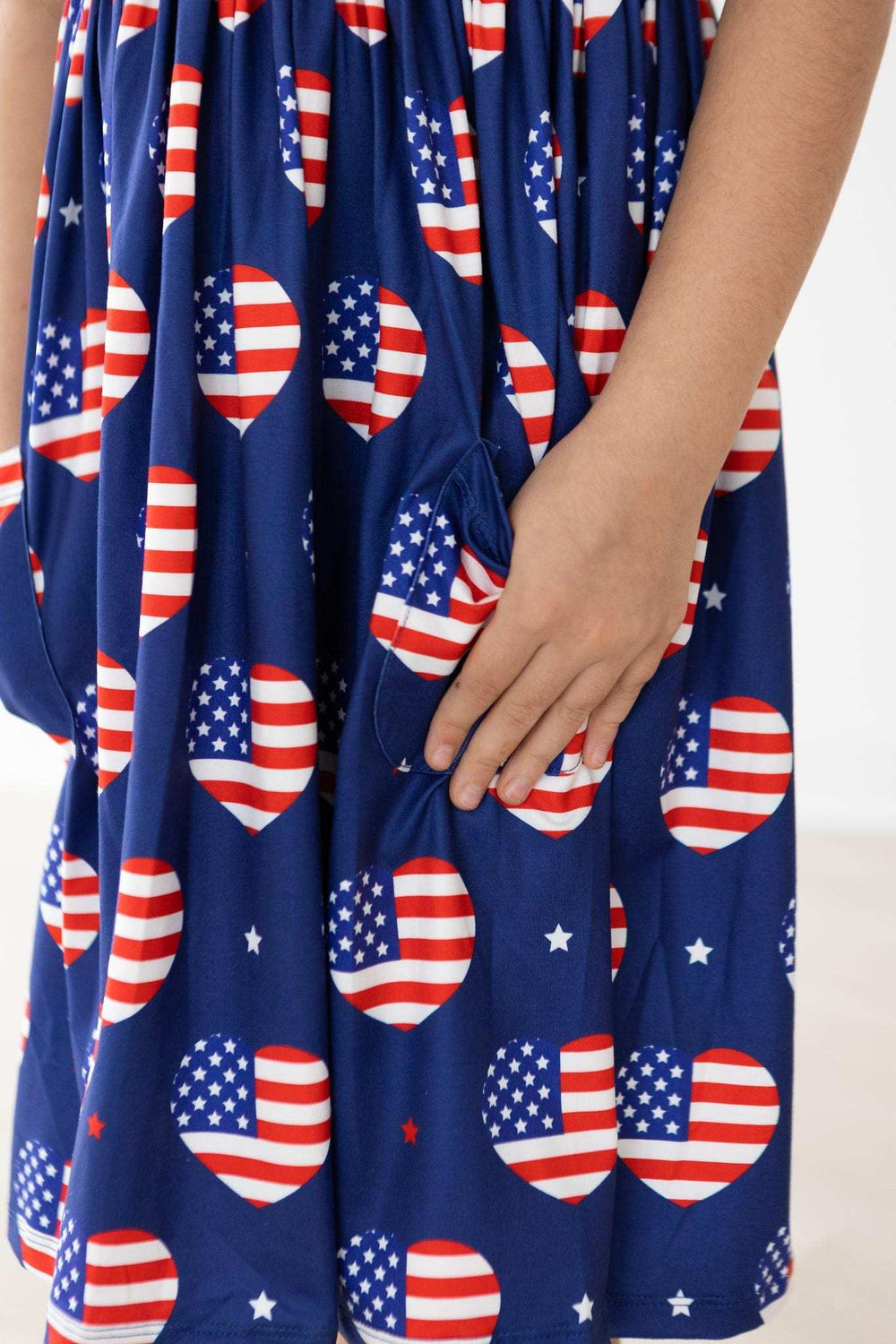 I Heart the USA S/S Pocket Twirl Dress - Mila & Rose ® - Flyclothing LLC