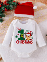 Children's My First Christmas Outfit Set - Trendsi - Flyclothing LLC