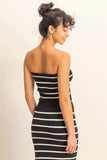 HYFVE Striped Knit Tube Top - Trendsi - Flyclothing LLC