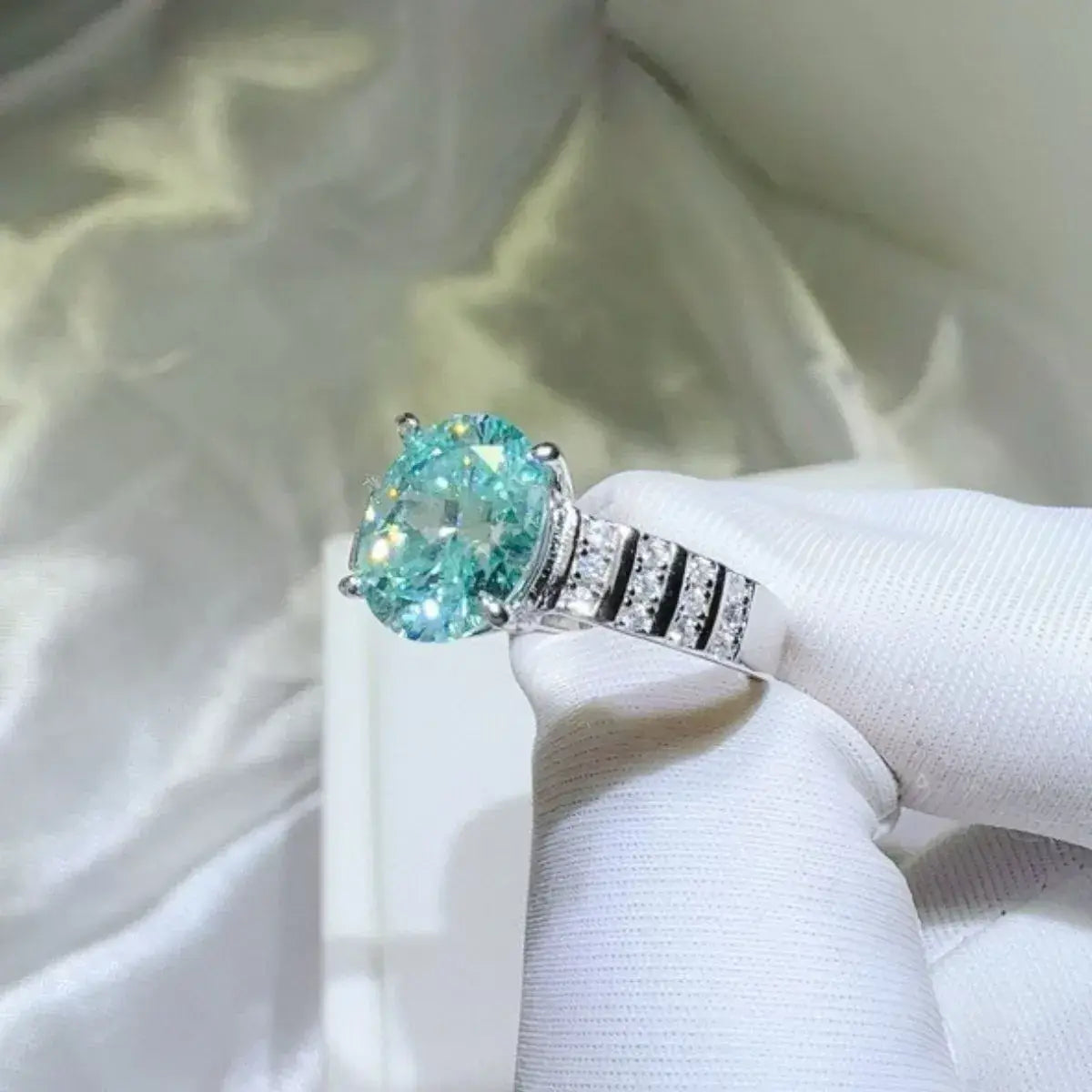 2 Carat Moissanite 925 Sterling Silver Ring - Trendsi - Flyclothing LLC