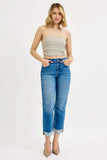 RISEN Full Size High Rise Boyfriend Fit Ankle Jeans Plus SIze - Trendsi - Flyclothing LLC