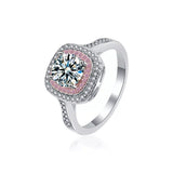 1 Carat Moissanite 925 Sterling Silver Ring - Trendsi - Flyclothing LLC