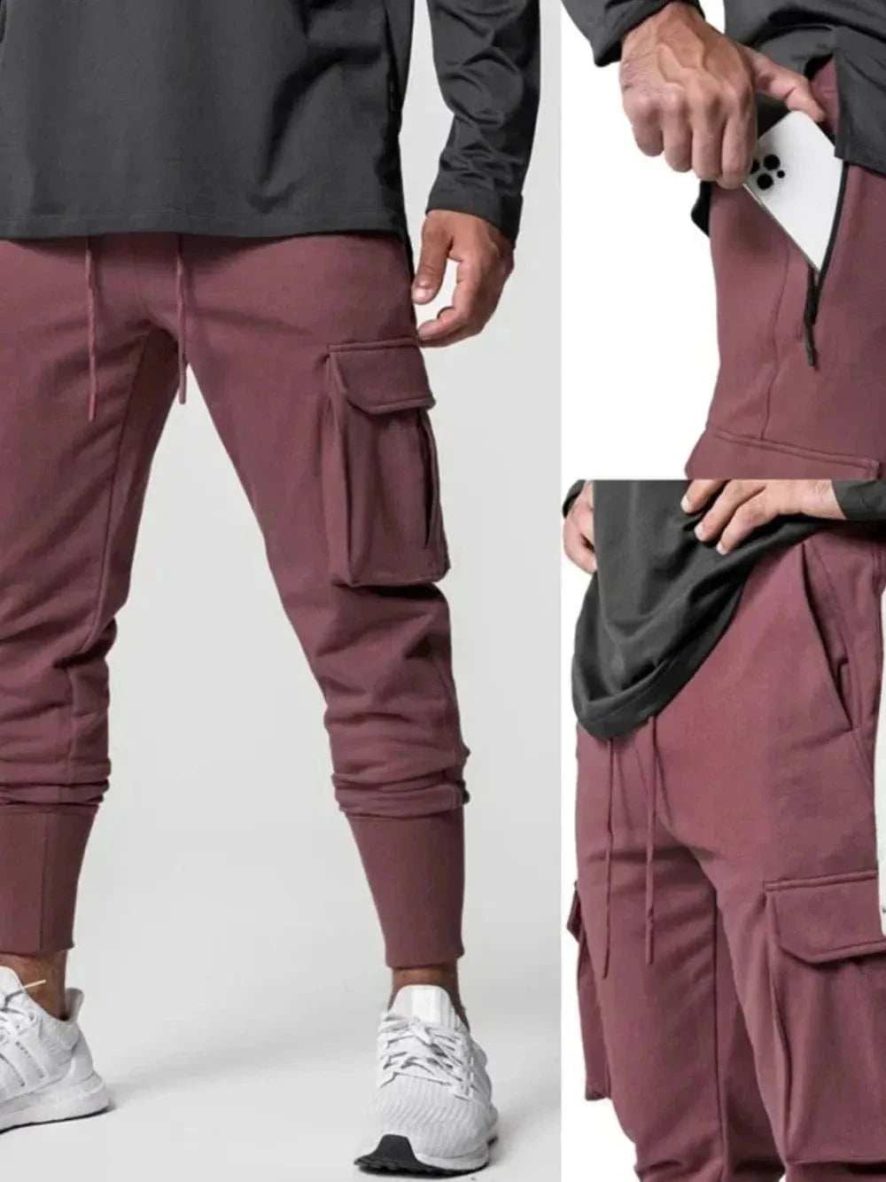 Men's Multi-Pockets Cargo Jogger Pants - Trendsi - Flyclothing LLC