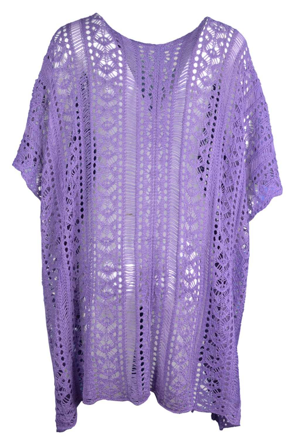 Cutout V-Neck Cover-Up with Tassel - Trendsi - Flyclothing LLC