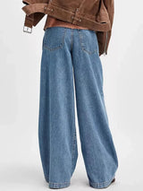 Wide Leg Jeans with Pockets - Trendsi - Flyclothing LLC