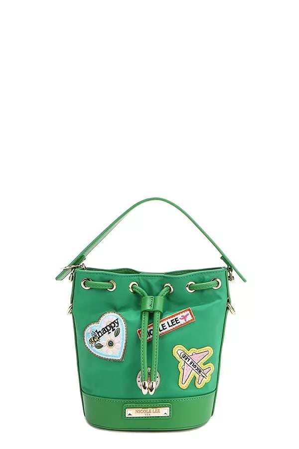Nicole Lee USA Color Patch Bucket Bag - Trendsi - Flyclothing LLC
