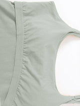 Scoop Neck Cropped Cami with Chest Pads - Trendsi - Flyclothing LLC