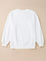 Halloween Pumpkin Patched Pattern Long Sleeve Sweatshirt - Trendsi - Flyclothing LLC