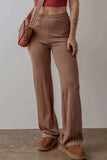 High Waist Pants - Trendsi - Flyclothing LLC