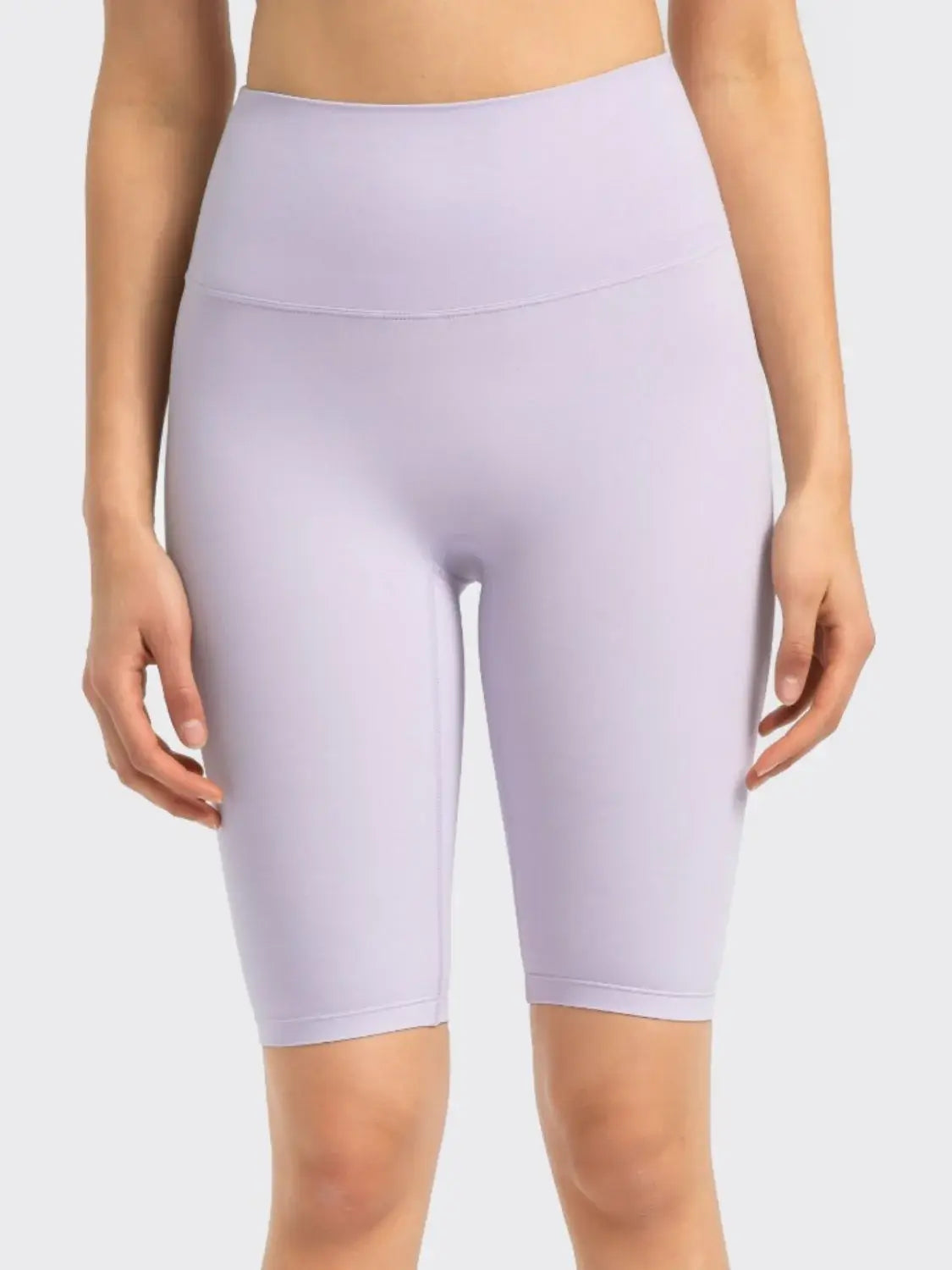Millennia High Rise Wide Waistband Active Shorts - Trendsi - Flyclothing LLC