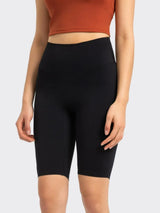 Millennia High Rise Wide Waistband Active Shorts - Trendsi - Flyclothing LLC