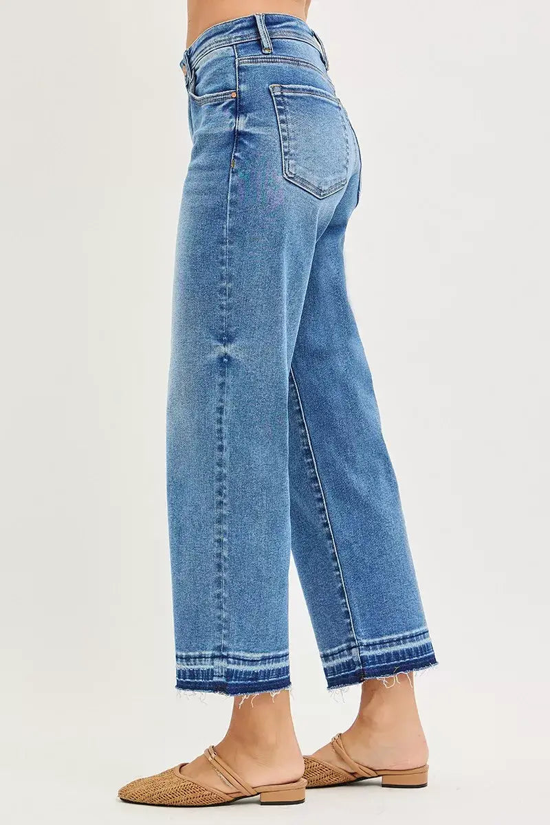 RISEN Full Size Slouchy Cropped Boyfriend Jeans Plus Size - Trendsi - Flyclothing LLC