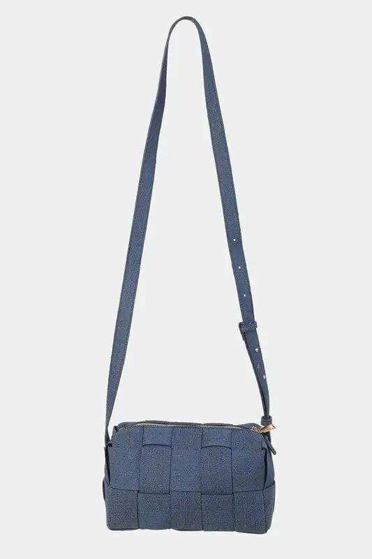 Fame Woven Crossbody Bag with Adjustable Strap - Trendsi - Flyclothing LLC