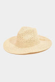 Fame Straw Braided Sun Hat - Trendsi - Flyclothing LLC