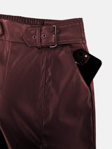 Half Elastic Waist Wide Leg Pants - Trendsi - Flyclothing LLC