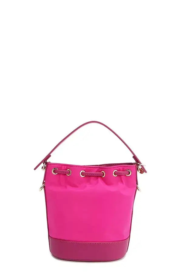 Nicole Lee USA Color Patch Bucket Bag - Trendsi - Flyclothing LLC