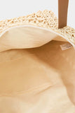 Fame Straw Braided Tote Bag - Trendsi - Flyclothing LLC