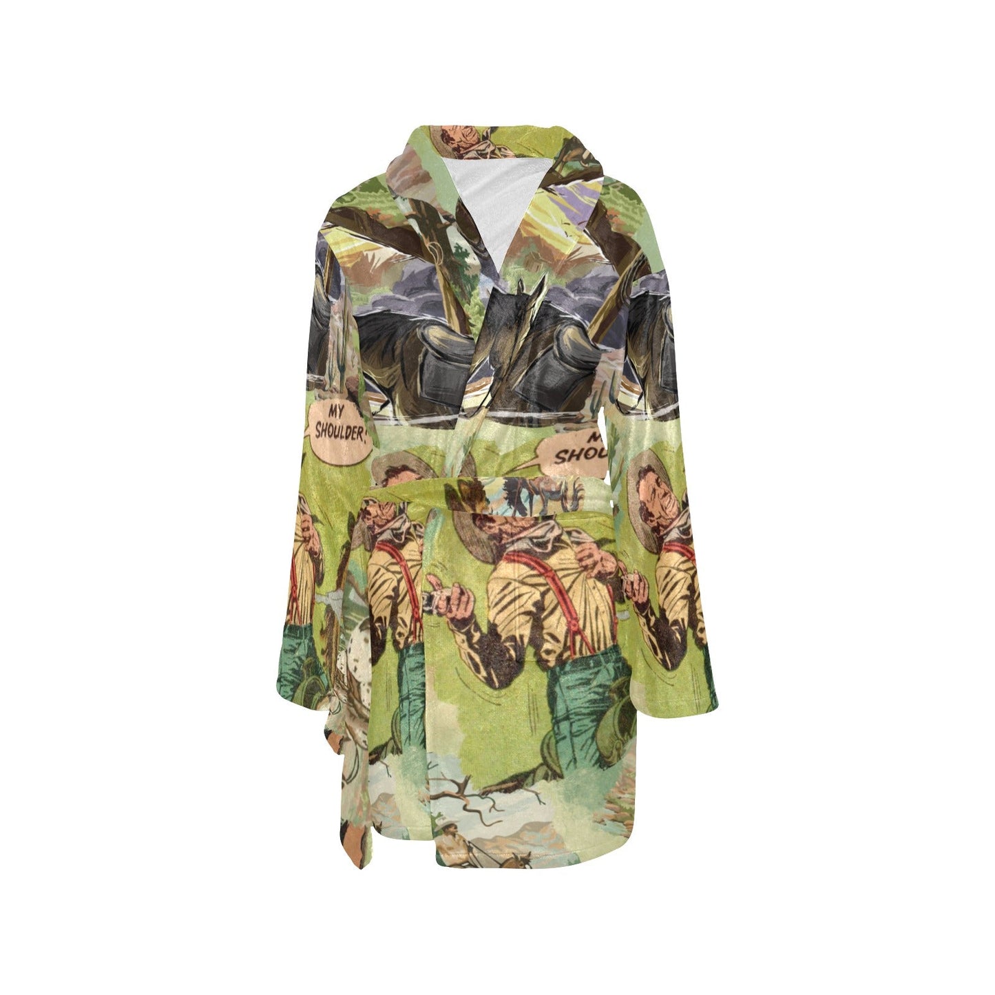 Baha Ranch Old West Women's Western Bath Robe