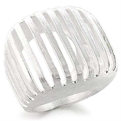 9W176 - Silver Brass Ring with No Stone - Alamode - Flyclothing LLC