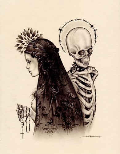Black Market Art Company A Lingering Despair Print
