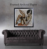 Black Market Art Company A Live Wire Print