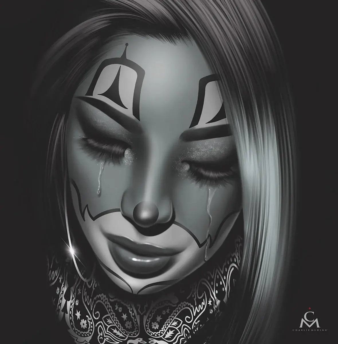 Black Market Art Company A Thin Line Print - Black Market Art Company - Flyclothing LLC
