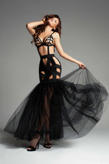 Allure Lingerie fantasy mermaid dress with tulle tail - Allure Lingerie - Flyclothing LLC