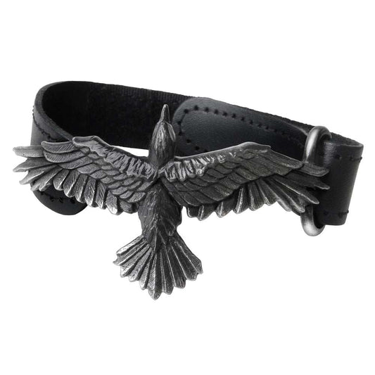 Alchemy Gothic Black Consort Wriststrap - Alchemy Gothic - Flyclothing LLC