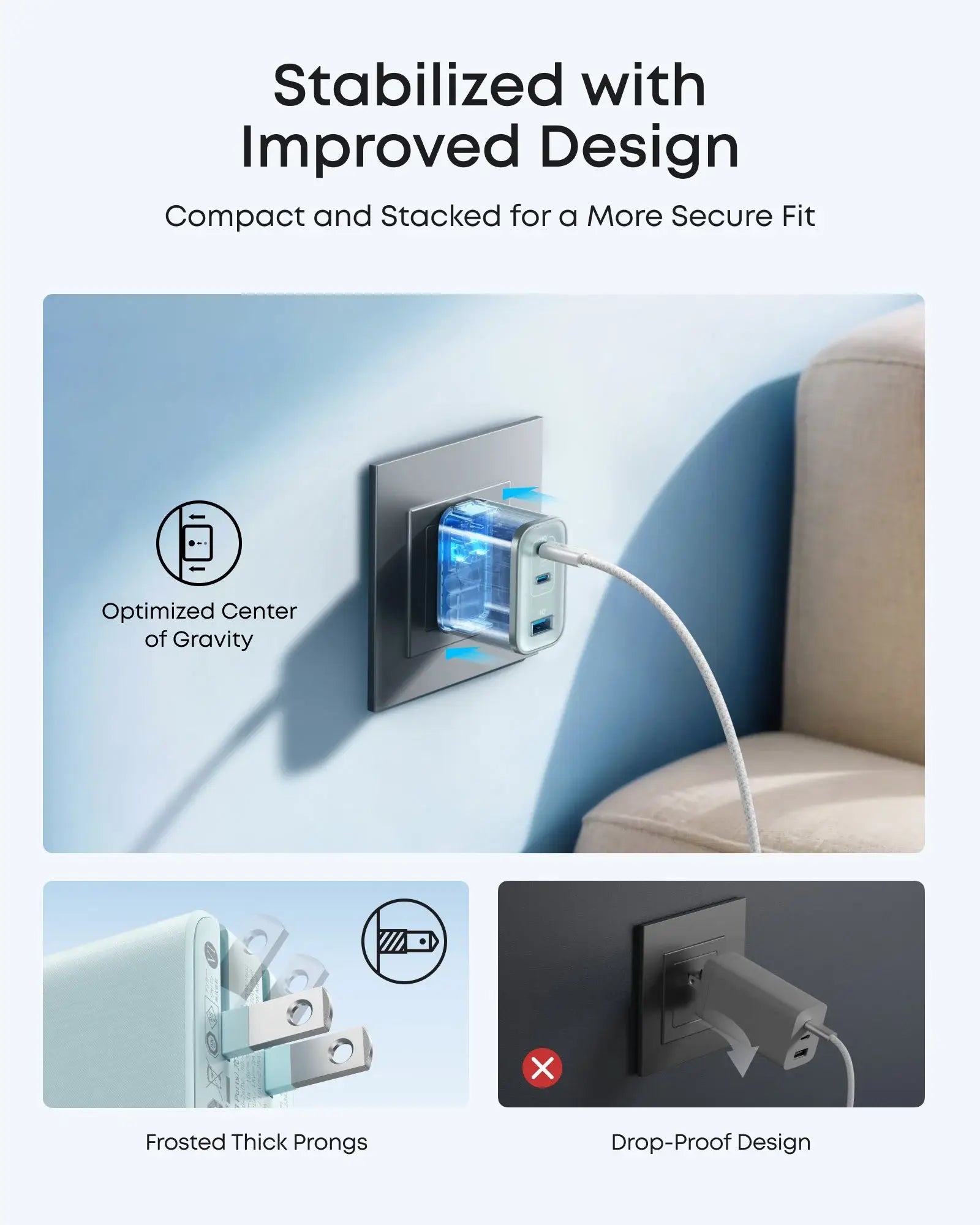 Anker Nano Charger (70W, 3 Ports) - Anker - Flyclothing LLC