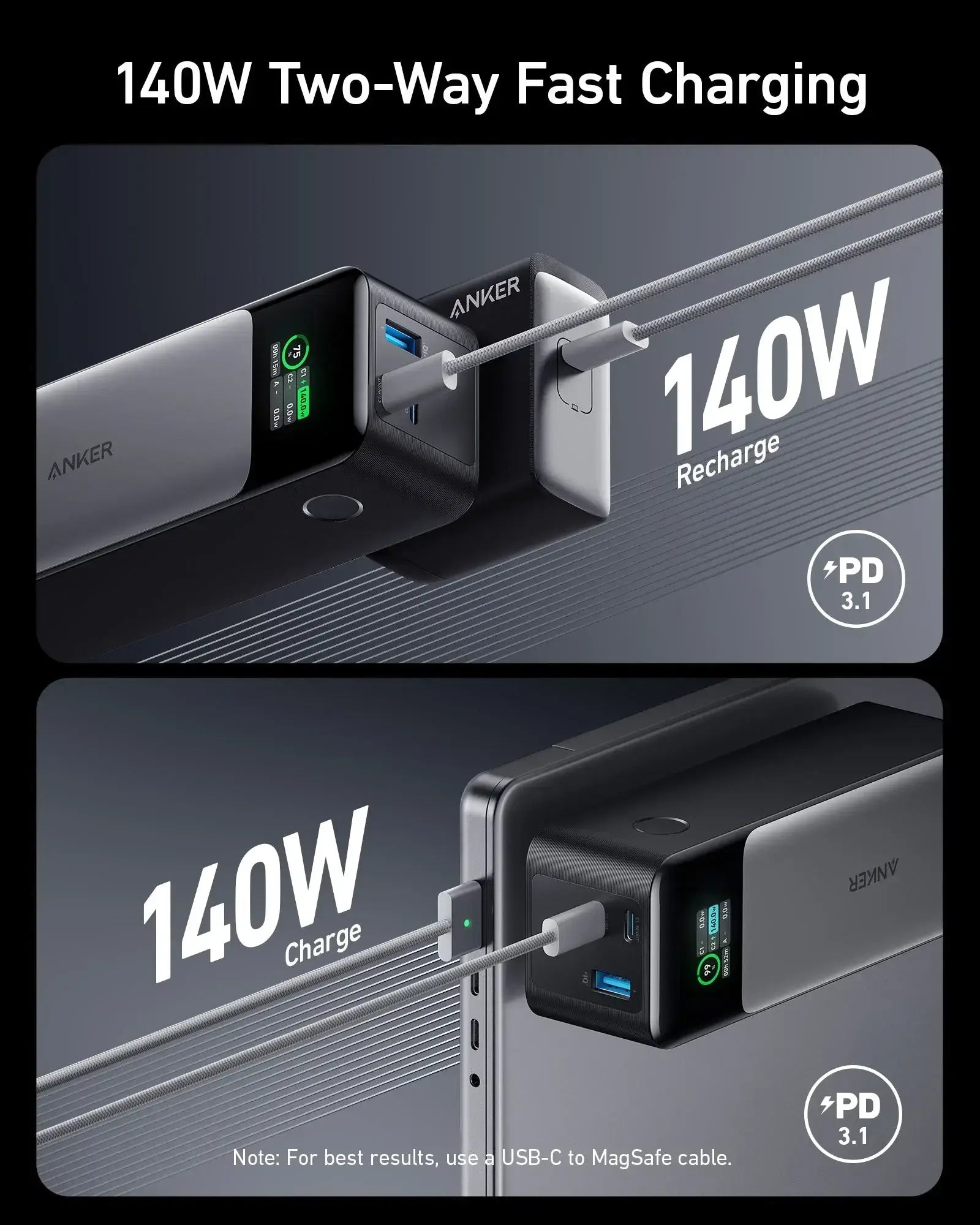 Anker 737 Power Bank (PowerCore 24K) - Anker - Flyclothing LLC
