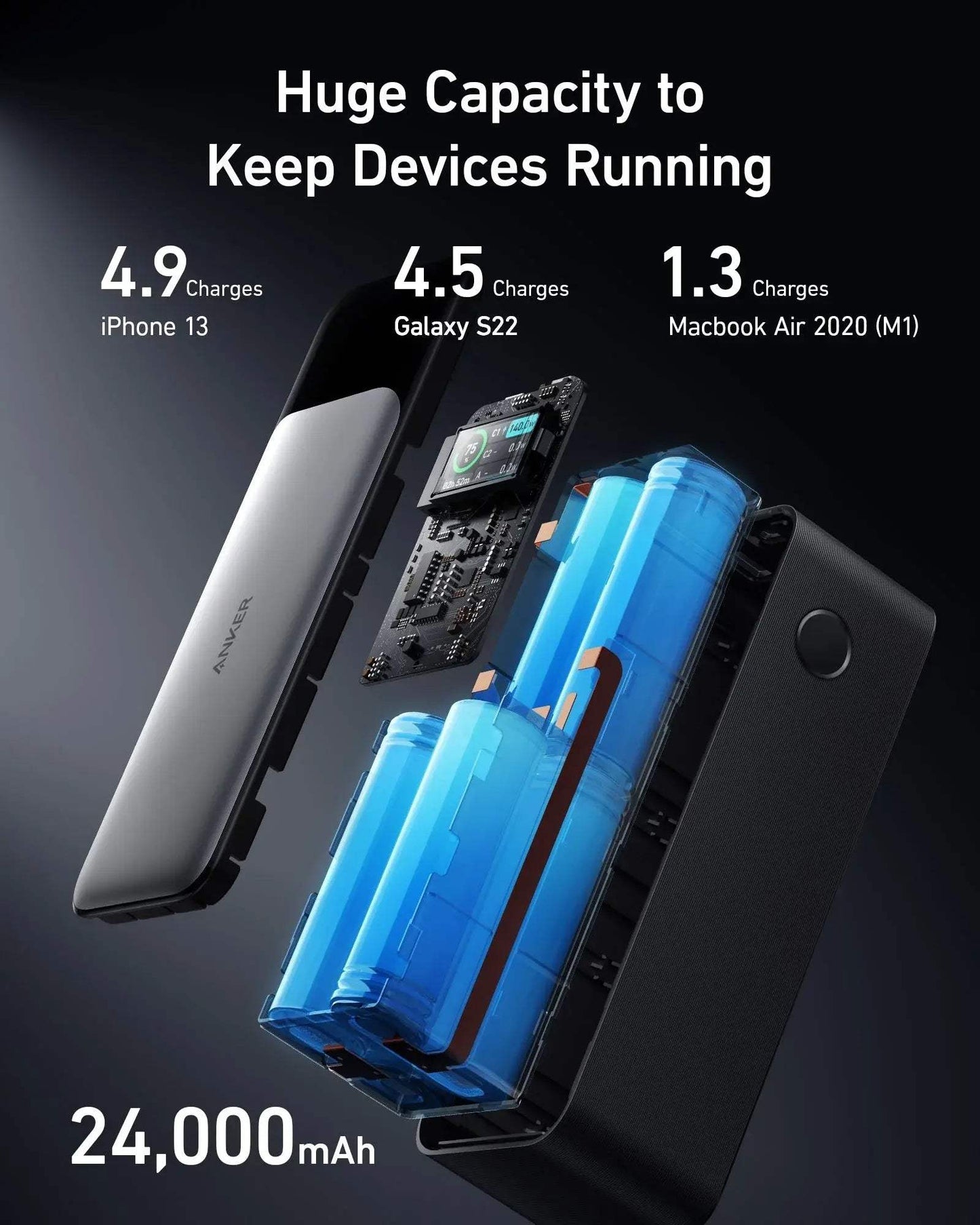 Anker 737 Power Bank (PowerCore 24K) - Anker - Flyclothing LLC