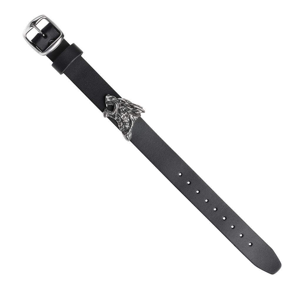 Dark Wolf Wrist Strap - Alchemy of England - Flyclothing LLC