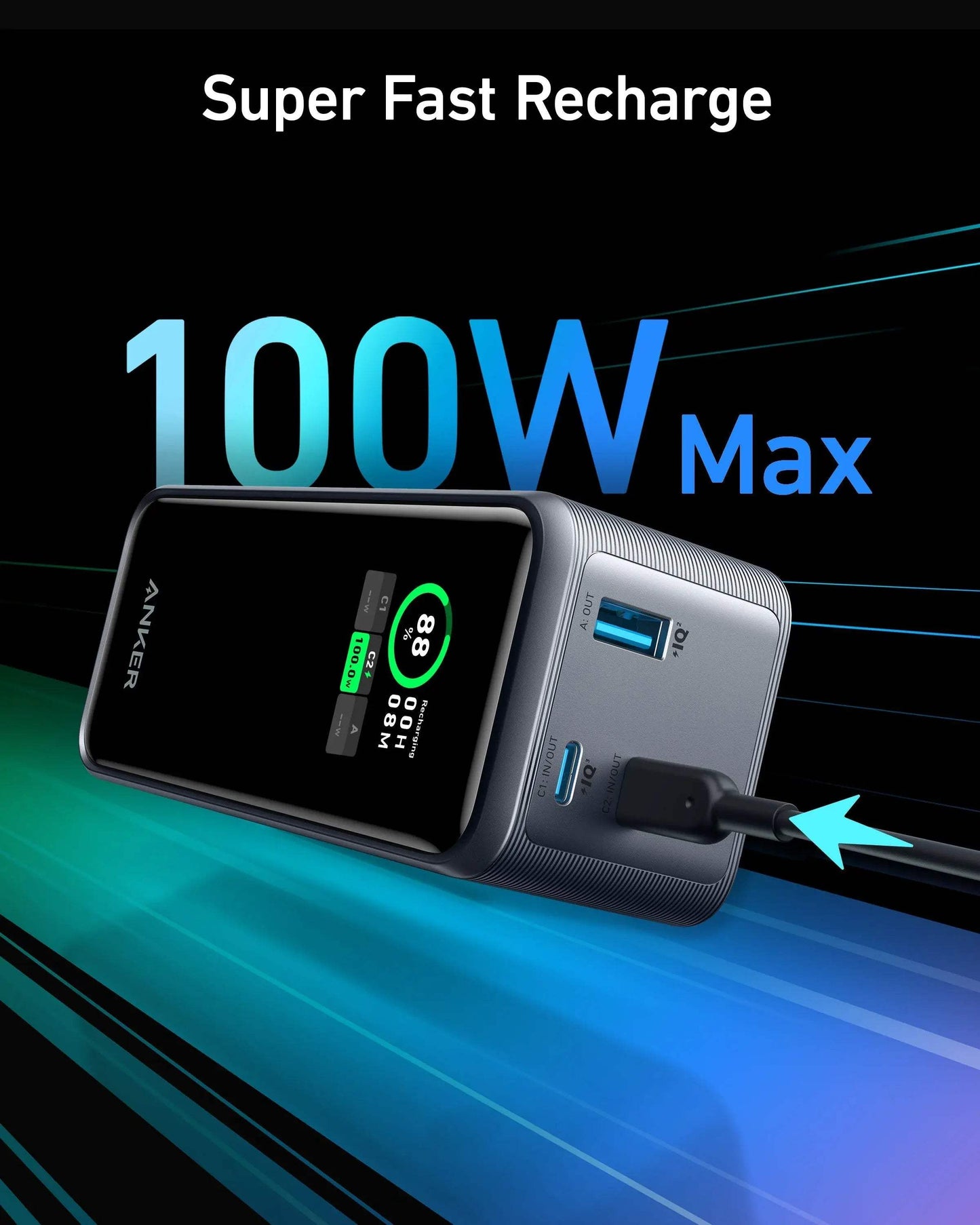 Anker Prime Power Bank (20K, 200W) - Anker - Flyclothing LLC