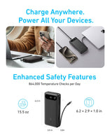 Anker Power Bank (20K, 87W, Built-In USB-C Cable) - Anker - Flyclothing LLC