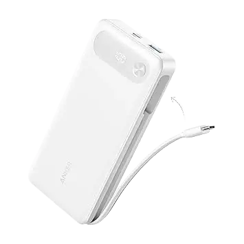 Anker Power Bank (20K, 87W, Built-In USB-C Cable) - Anker - Flyclothing LLC