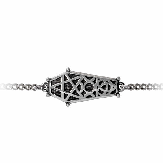 Alchemy Hex Coffin Bracelet Wrist Chain - Alchemy Gothic - Flyclothing LLC