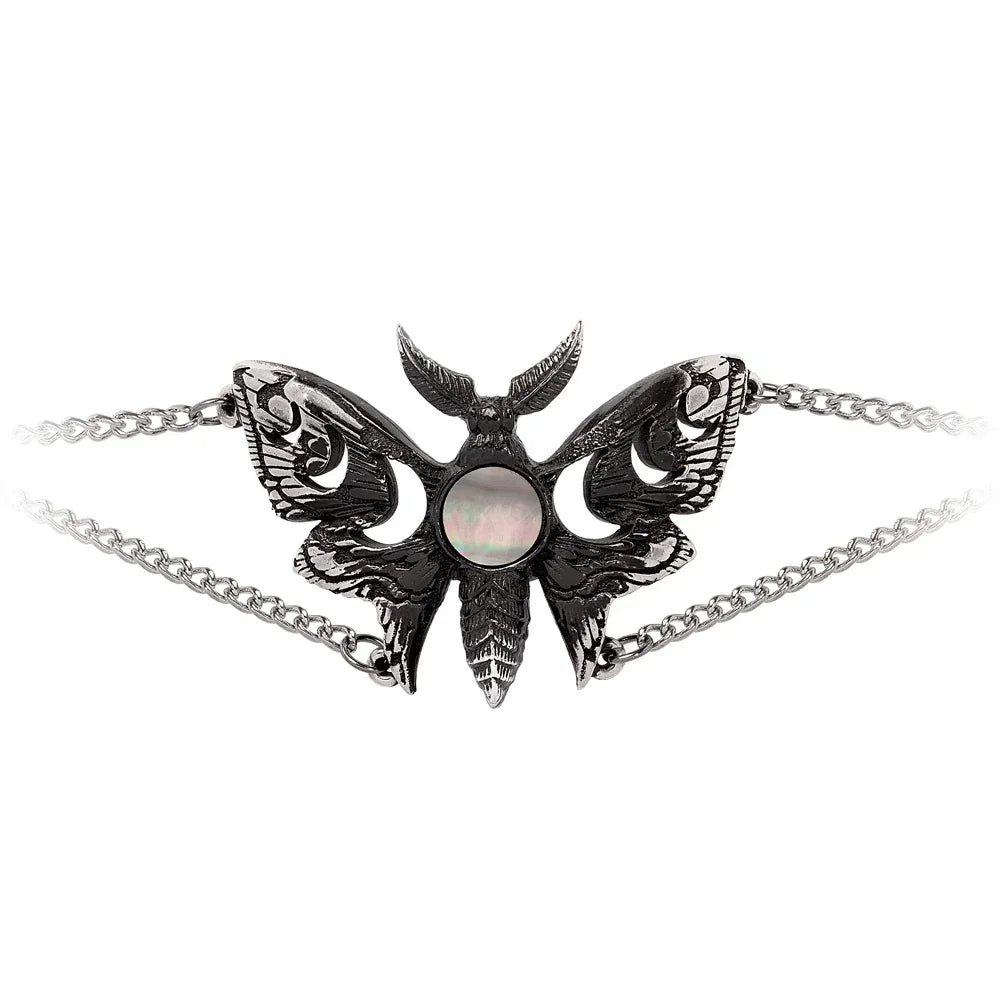 Alchemy Gothic Lunar Moth Bracelet - Alchemy Gothic - Flyclothing LLC