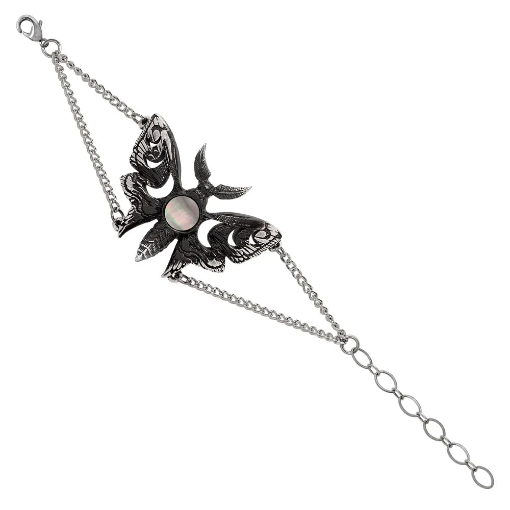 Alchemy Gothic Lunar Moth Bracelet - Alchemy Gothic - Flyclothing LLC