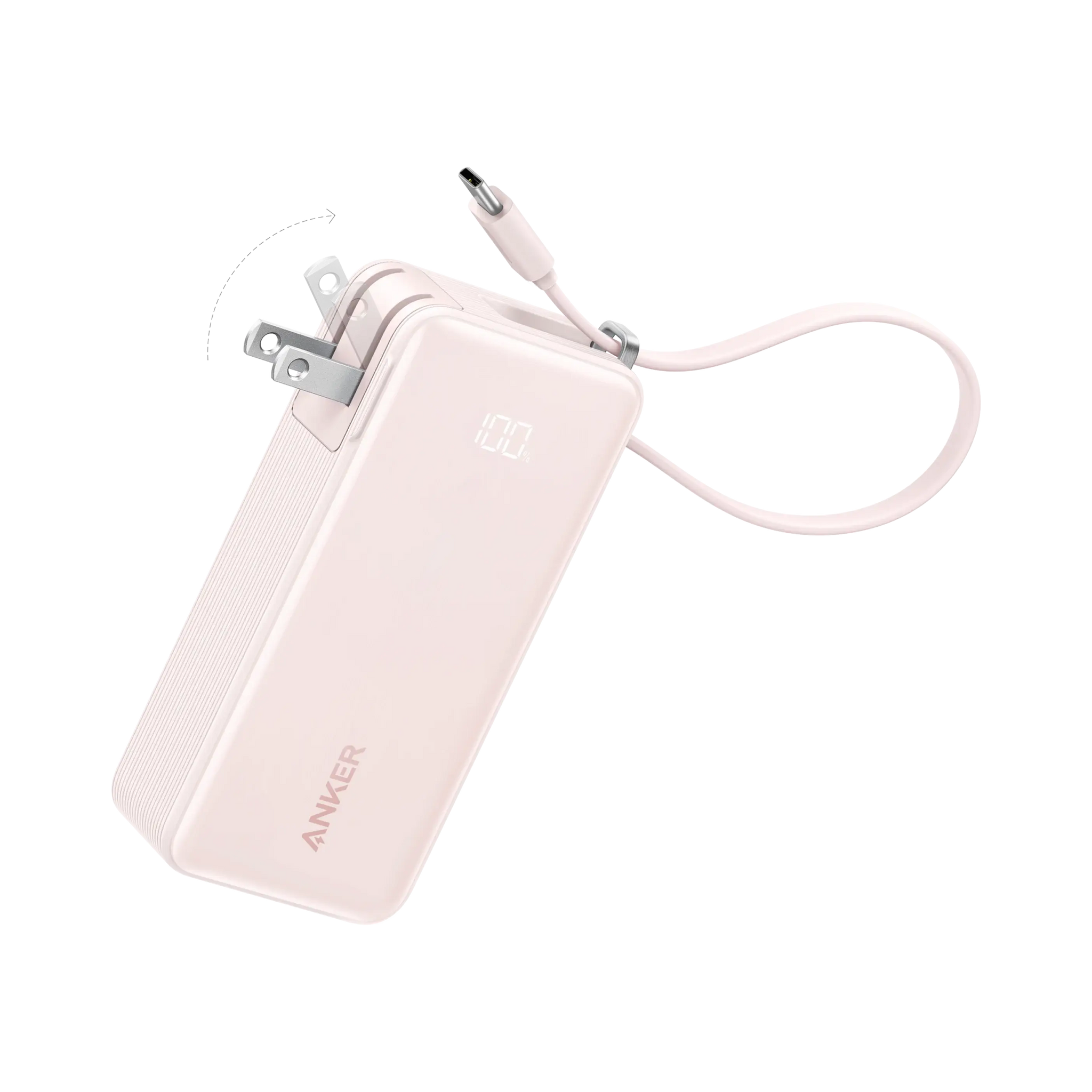 Anker Power Bank (10K, Fusion, Built-In Cable) - Anker - Flyclothing LLC