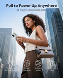 Anker Nano Power Bank (10K, 45W, Built-In Retractable USB-C Cable)