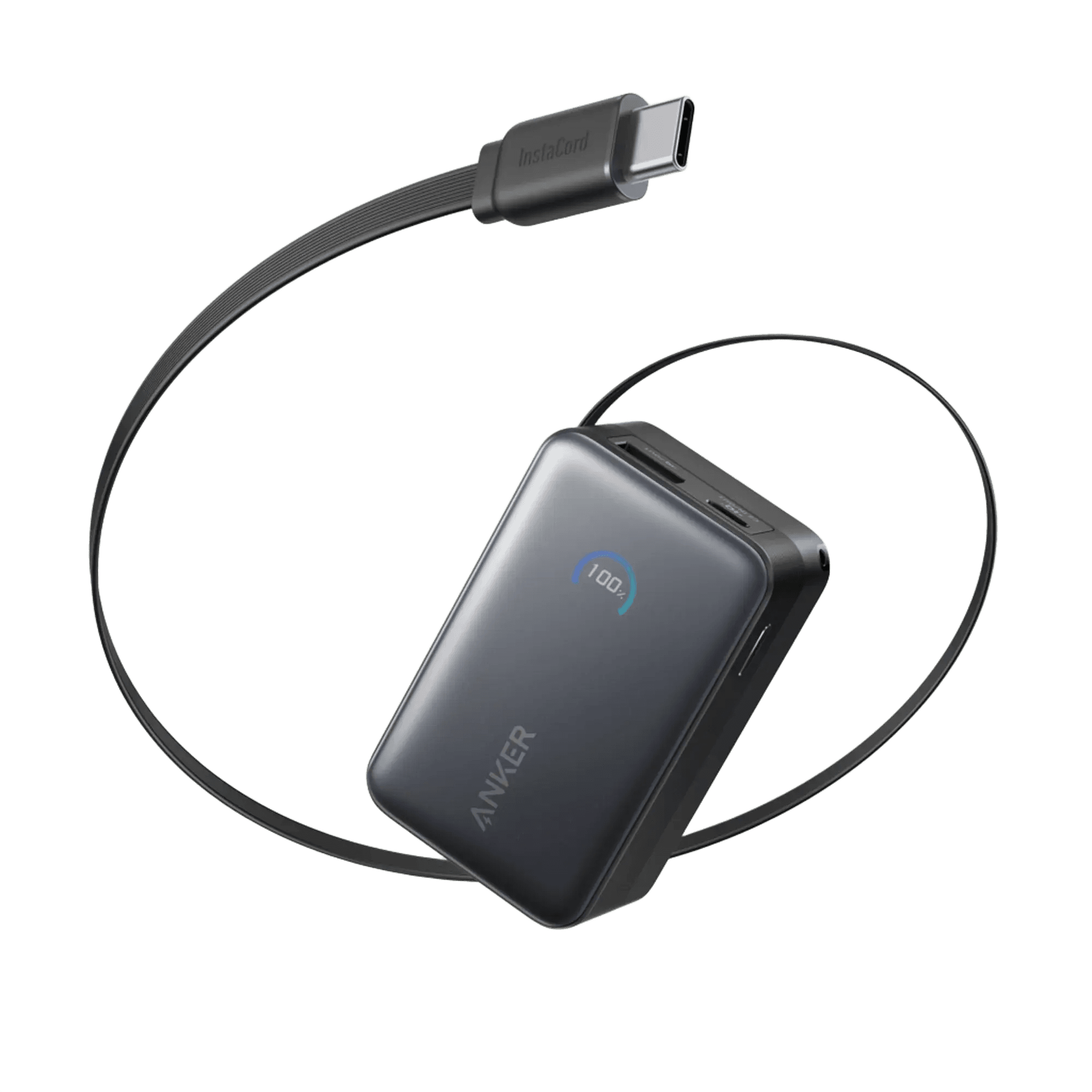 Anker Nano Power Bank (10K, 45W, Built-In Retractable USB-C Cable) - Anker - Flyclothing LLC
