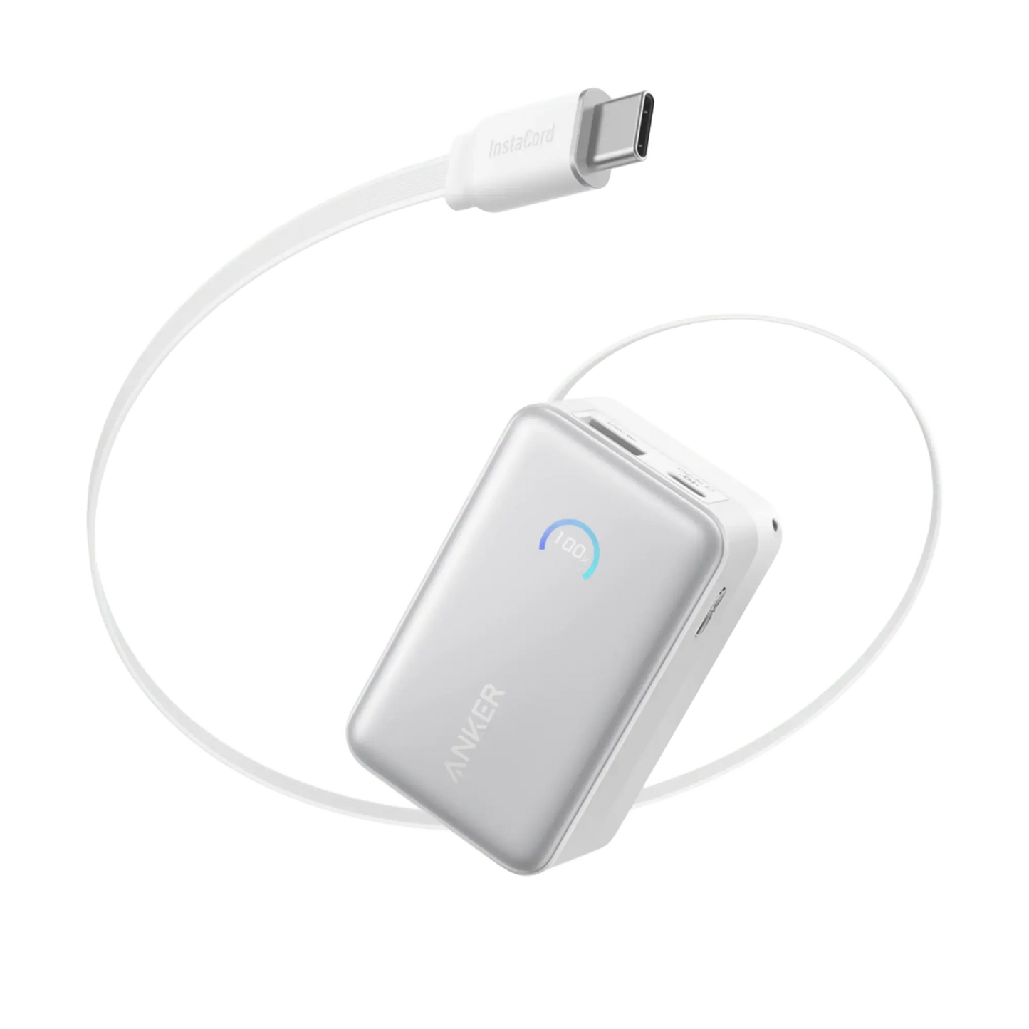 Anker Nano Power Bank (10K, 45W, Built-In Retractable USB-C Cable) - Anker - Flyclothing LLC