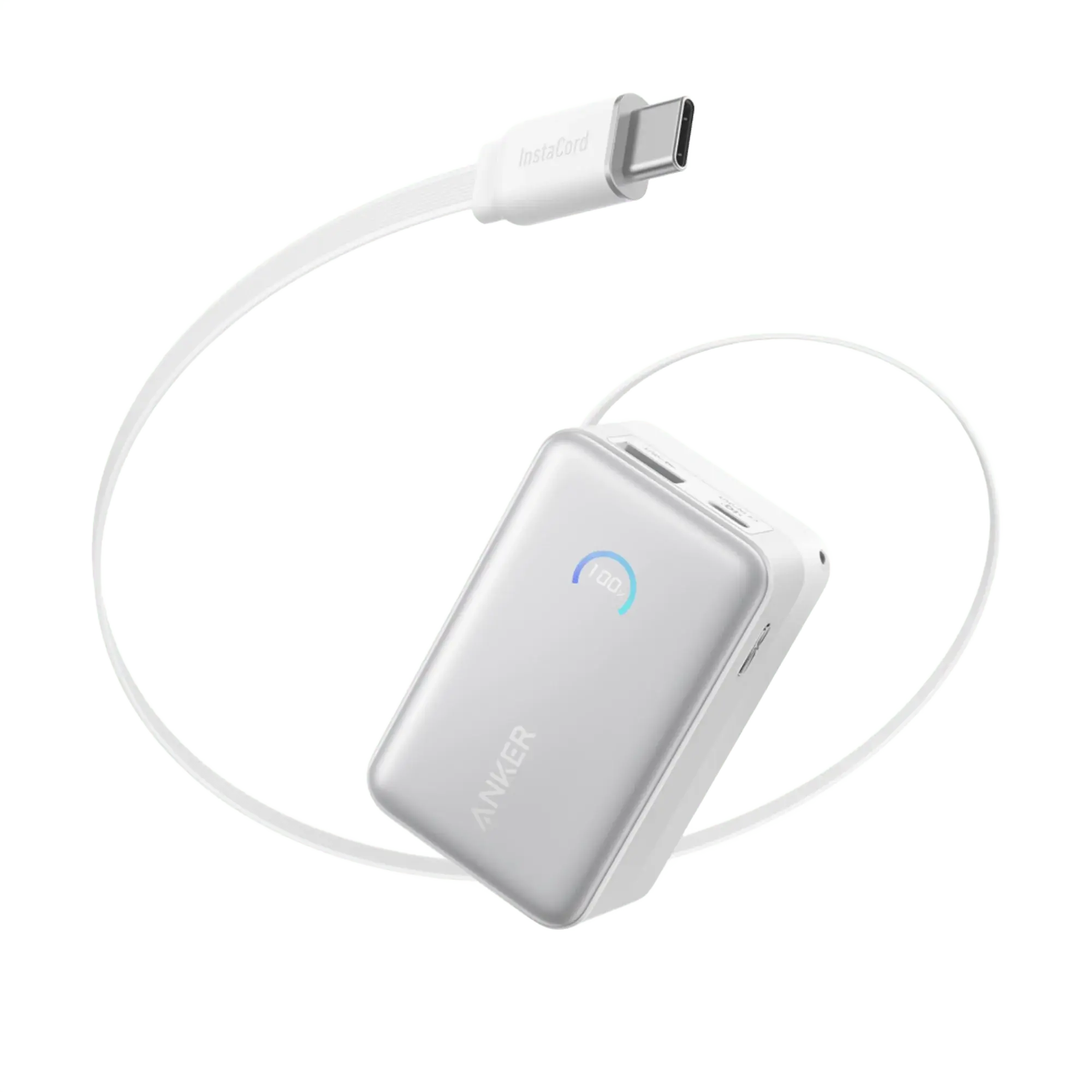 Anker Nano Power Bank (10K, 45W, Built-In Retractable USB-C Cable) - Anker - Flyclothing LLC
