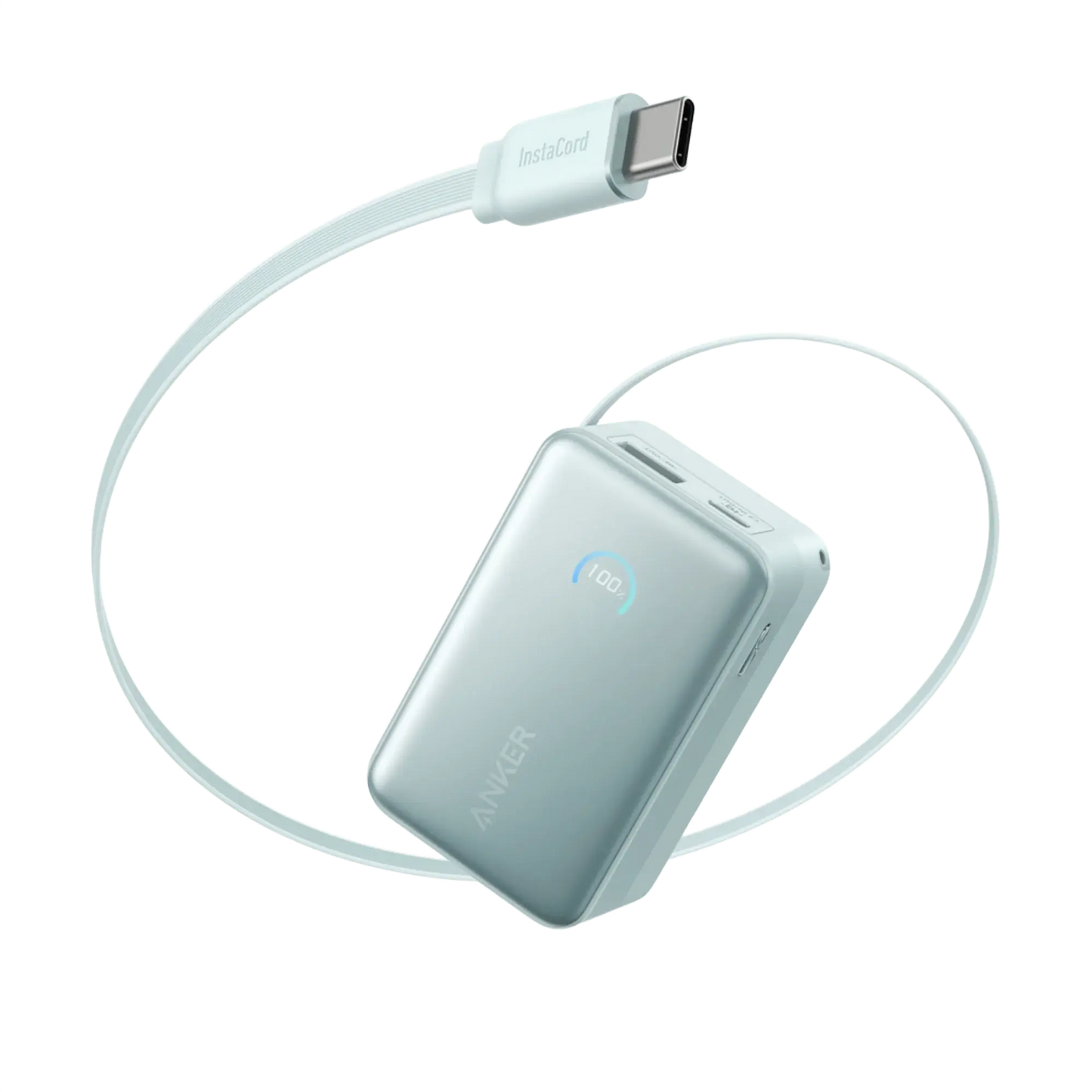 Anker Nano Power Bank (10K, 45W, Built-In Retractable USB-C Cable) - Anker - Flyclothing LLC