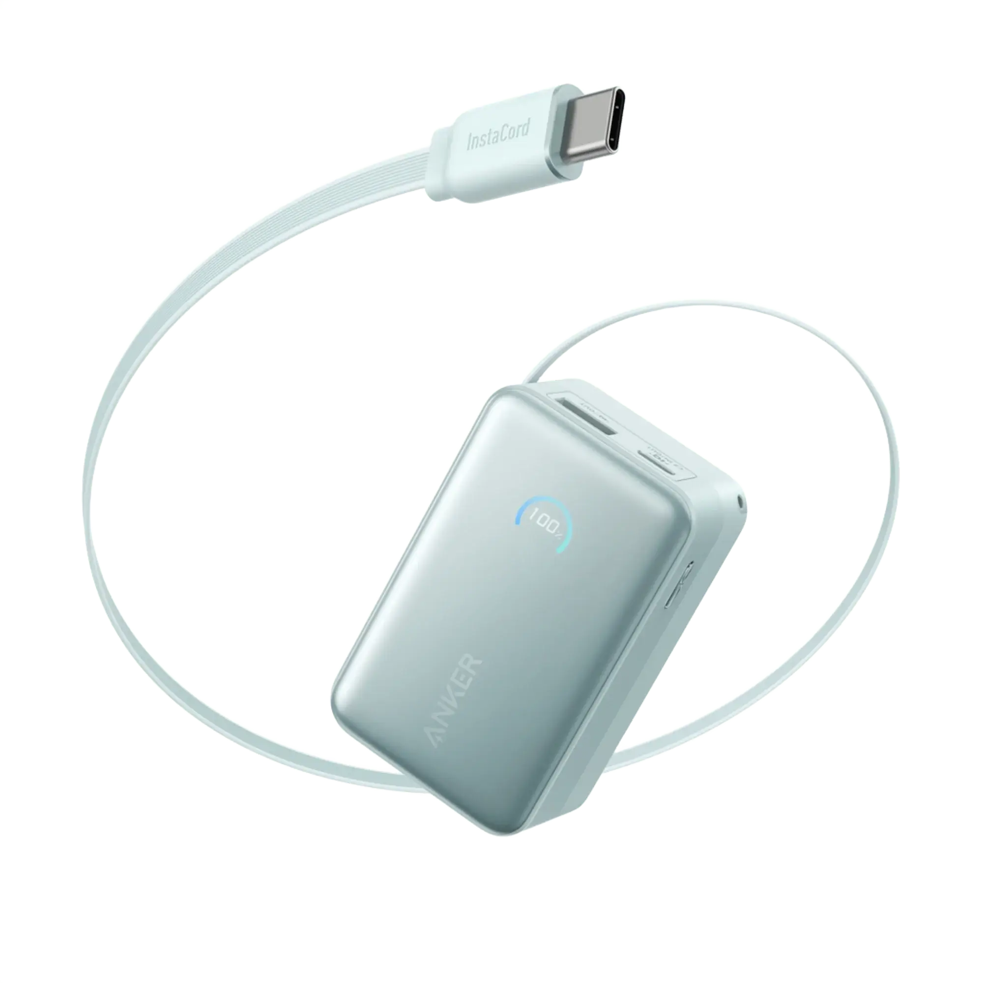 Anker Nano Power Bank (10K, 45W, Built-In Retractable USB-C Cable) - Anker - Flyclothing LLC
