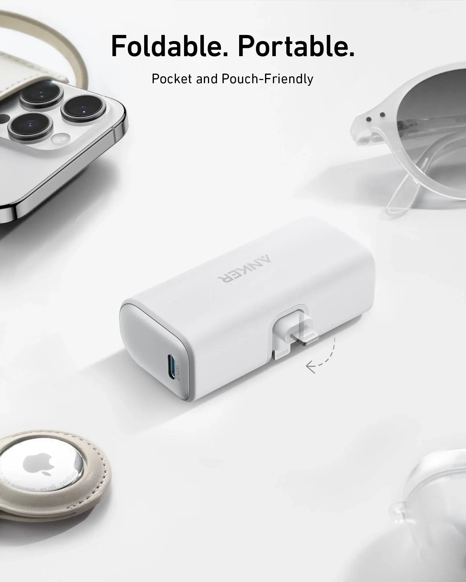 Anker Nano Power Bank (12W, Built-In Lightning Connector) - Anker - Flyclothing LLC